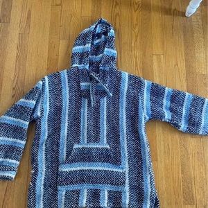 Earth Ragz Baja Hoodie Drug Rug Size medium
